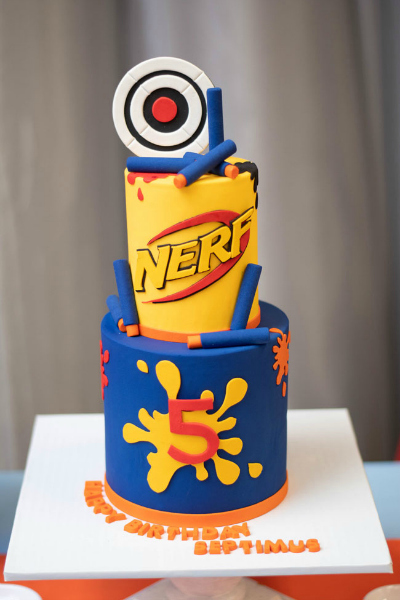 Nerf Themed Birthday Party