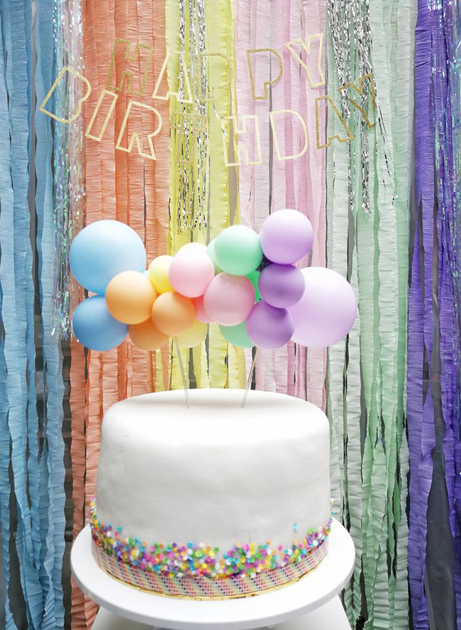 Pastel Rainbow Themed Party - Pretty My Party