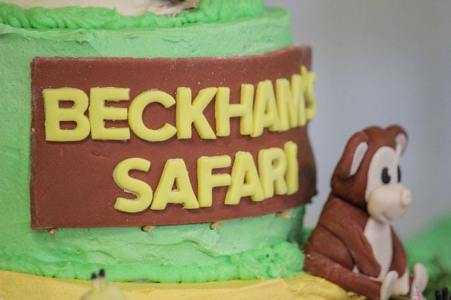 Safari Wild One Birthday Cake