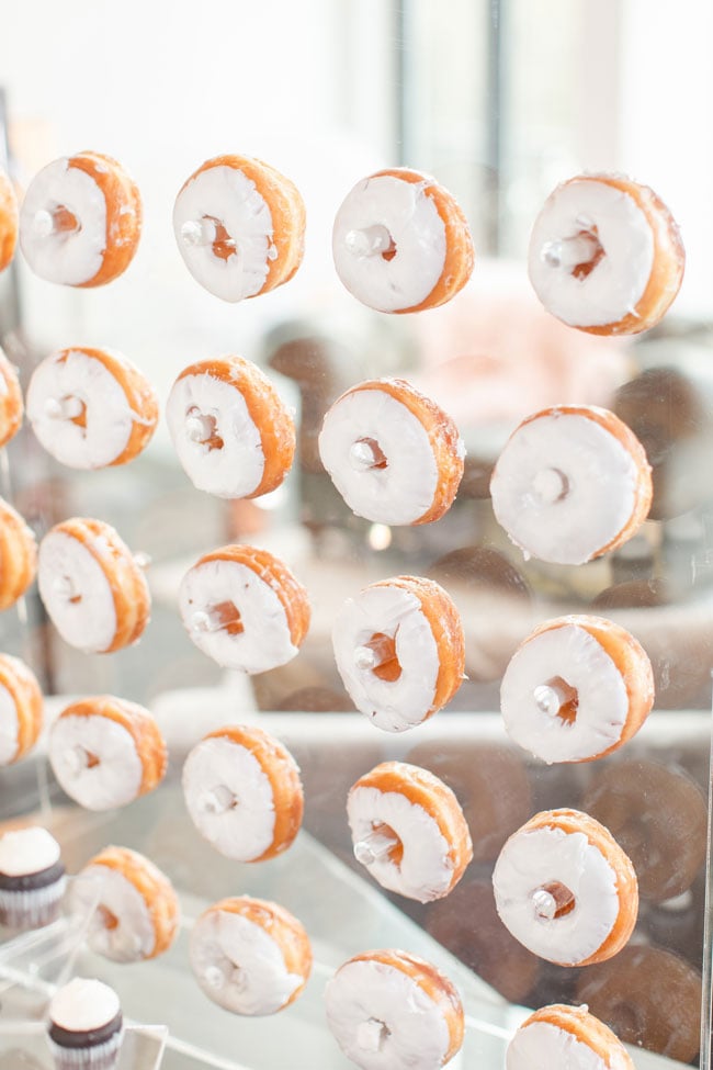 Bubbly Twin Baby Shower Donut Wall
