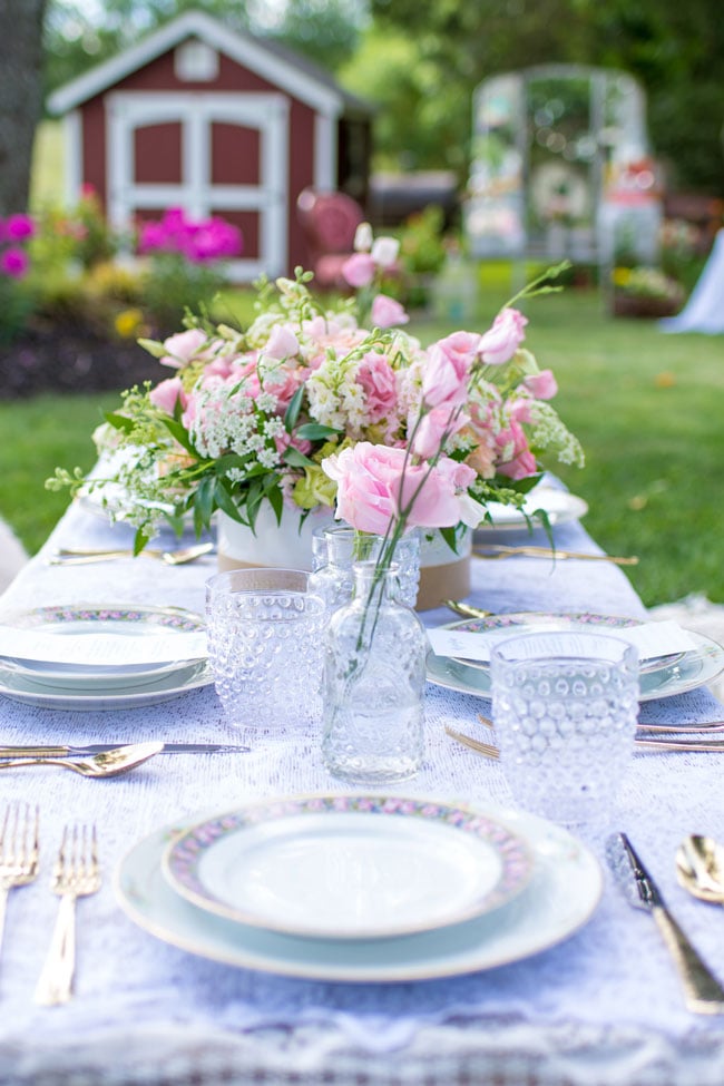 Whimsical Kids Garden Party Table