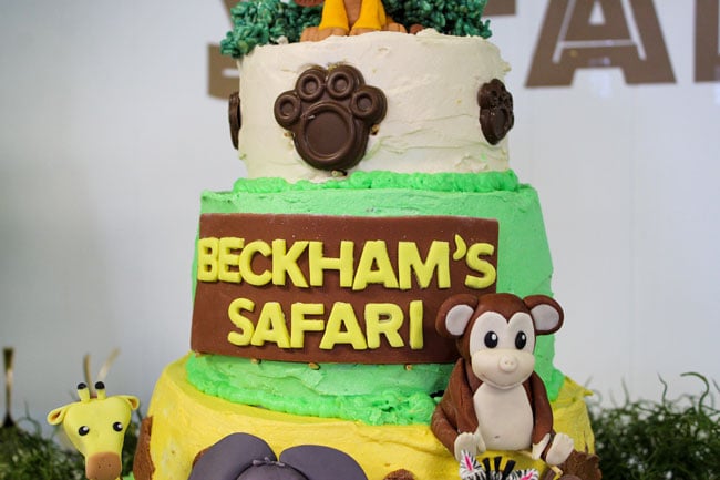 Safari Wild One Birthday Party Cake