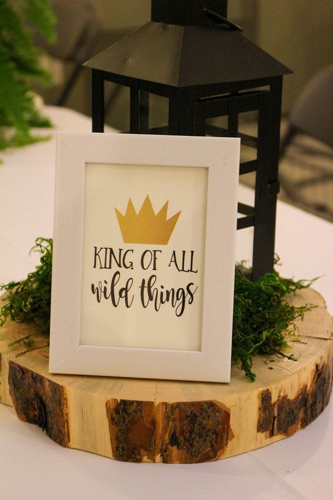 Where The Wild Things Are Birthday Party King of All Wild Things Sign