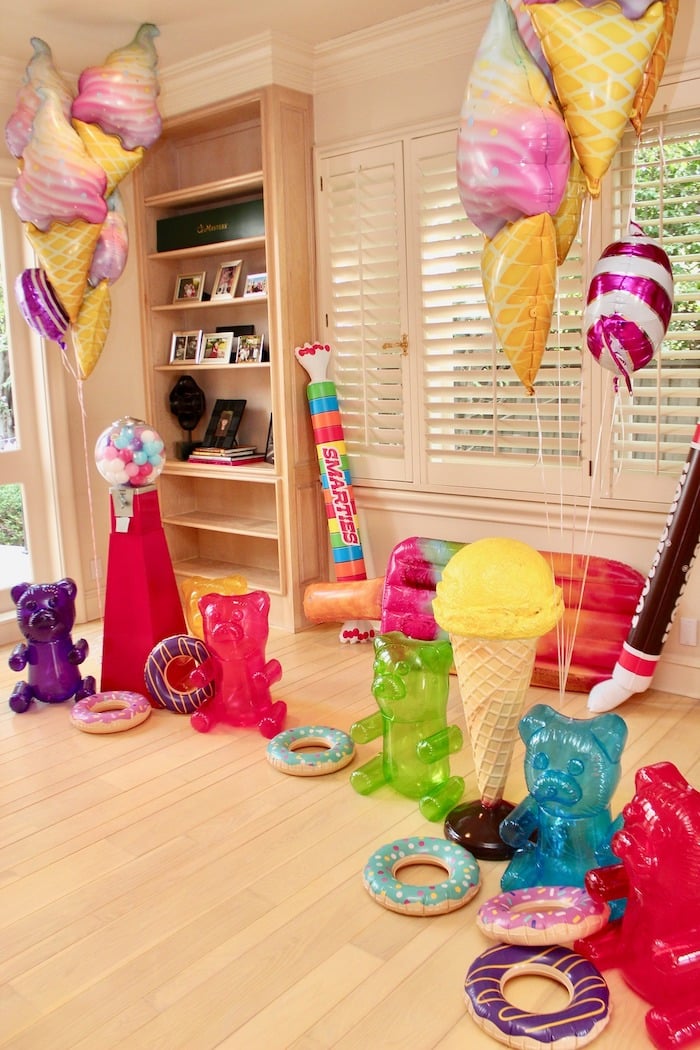 Whimsical Candyland Birthday Party Candy Decorations