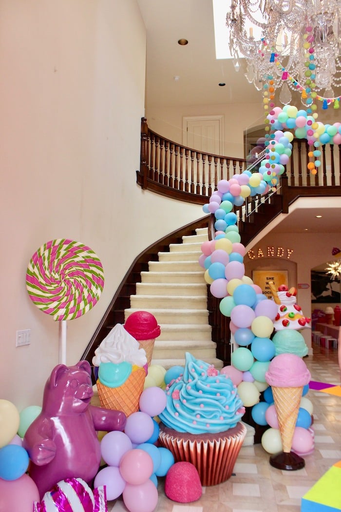 Whimsical Candyland Birthday Party Giant Candy Decorations