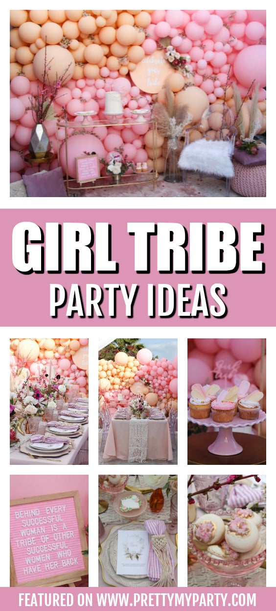 Celebrate Your Tribe Birthday Party on Pretty My Party