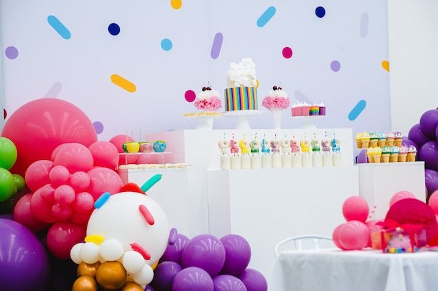 Confetti Sprinkles Party Desserts