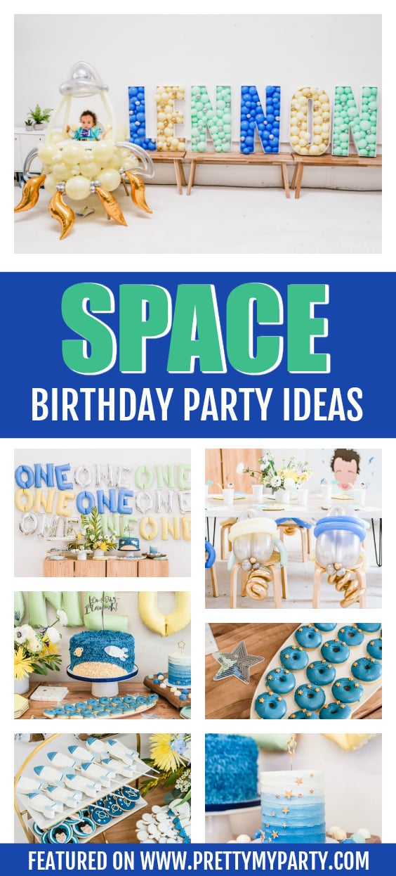 First Launch Space Birthday Party on Pretty My Party