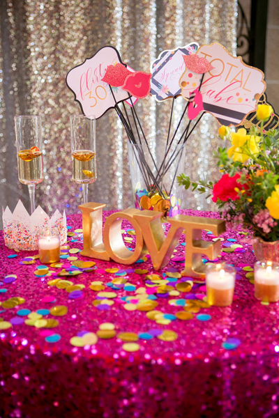 Flirty Thirty Themed Birthday Party