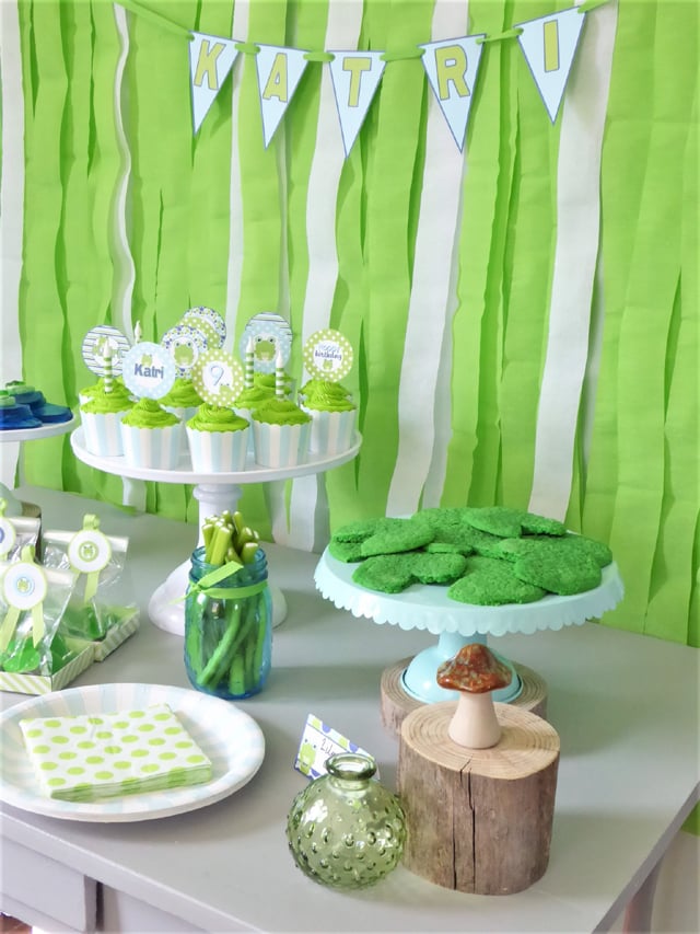 Frog Themed Birthday Party 