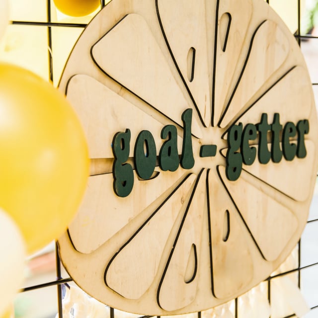 Girl Scout Themed Party Goal Getter Backdrop
