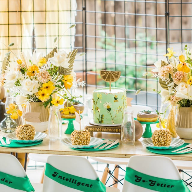 Girl Scouts Theme Party Table