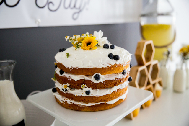 Honey Bee Birthday Cake