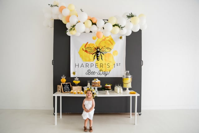 Honey Bee Themed Birthday Party