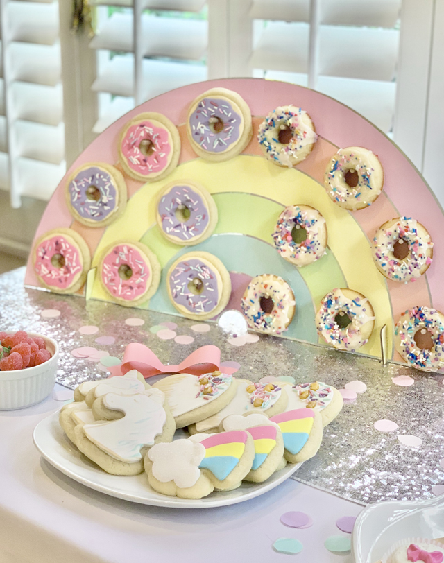 JoJo Siwa Party Rainbow Donut Stand