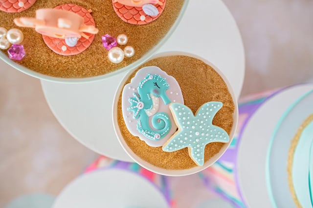 Mermaid Under the Sea Sugar Cookies