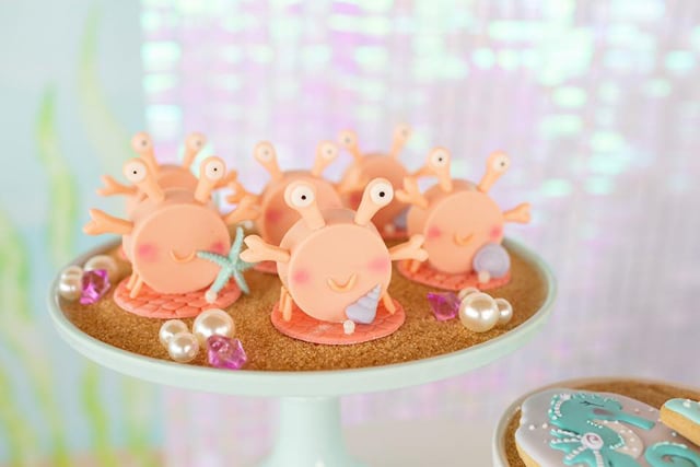 Mermaid Party Crab Desserts