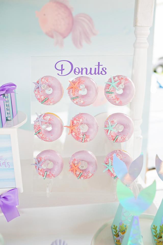 Mermaid Under the Sea Themed Donuts