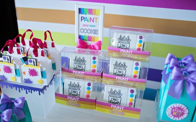 Paint Your Own Cookie Party Activity