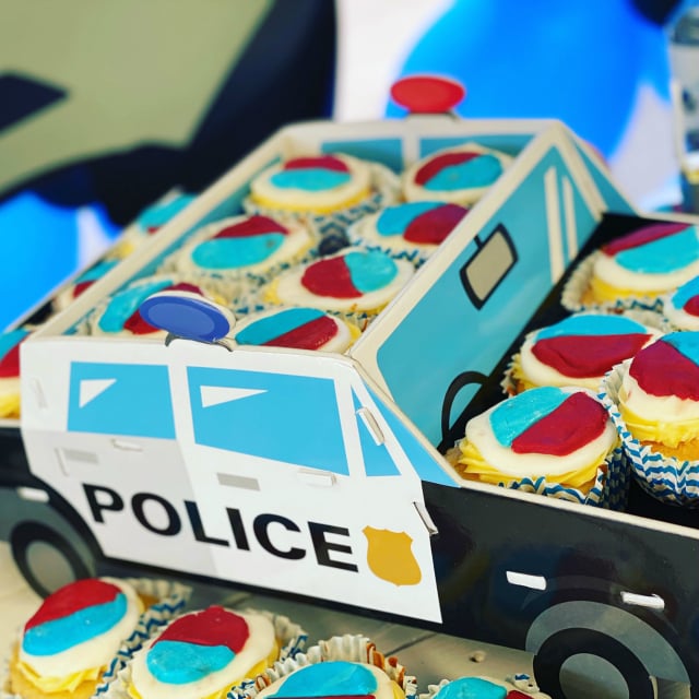 Police Party Cupcakes
