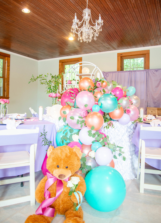 Pastel Baby Shower Balloon Garland Decoration