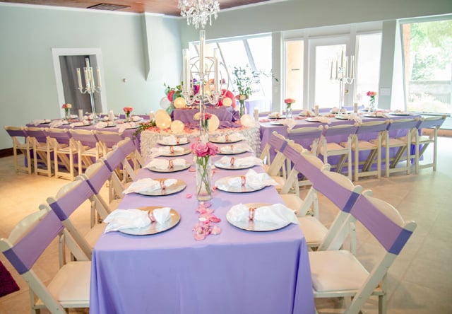 Pastel Baby Shower Tables