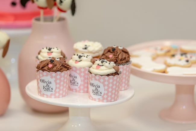 Pink Puppy Party Pupcakes Cupcakes