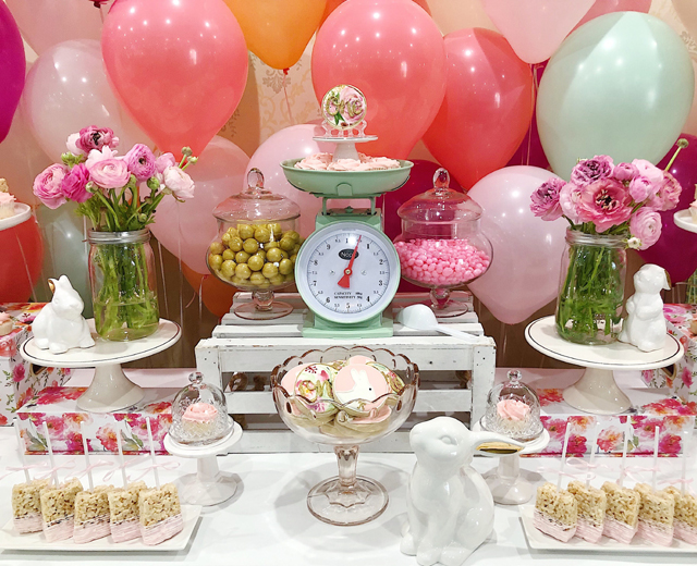 Some Bunny Is One Birthday Party Dessert Table