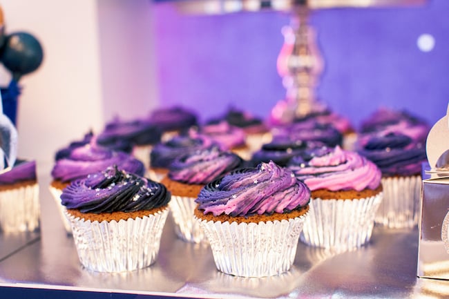 Space Galaxy Cupcakes