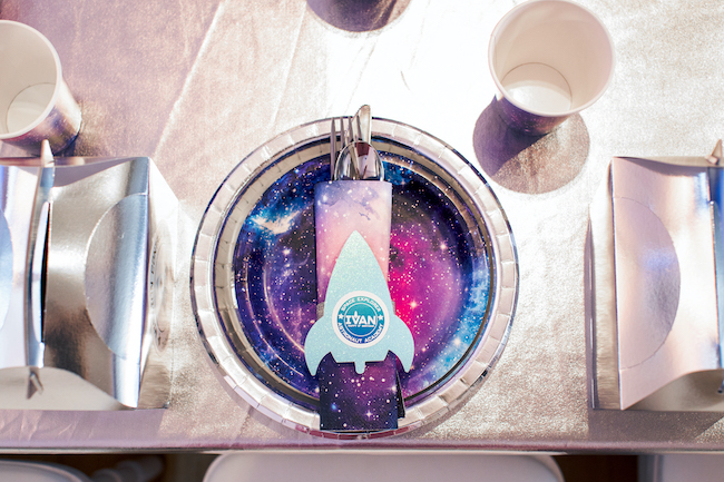 Space Party Place Setting