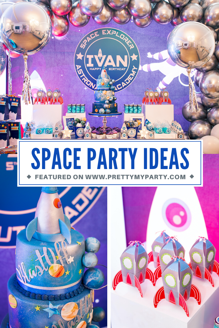 Astronaut Space Explorer Party on Pretty My Party