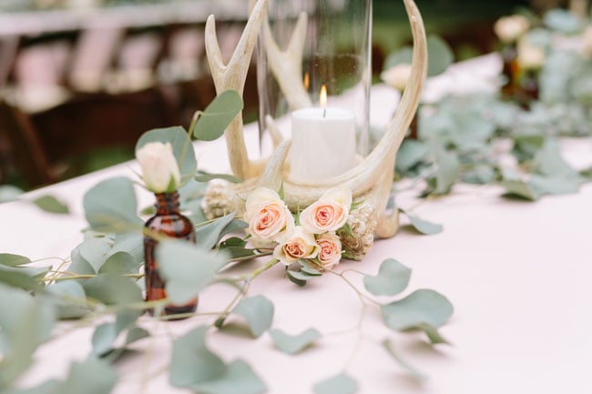 Dreamy Boho 1st Birthday Party Table Centerpieces