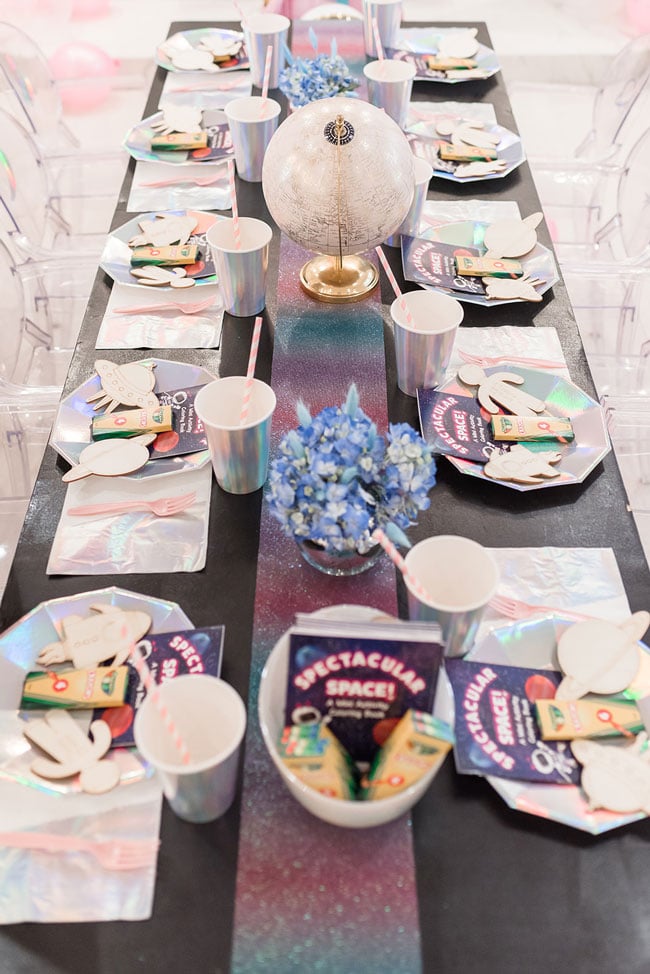 Space Party Table Decor