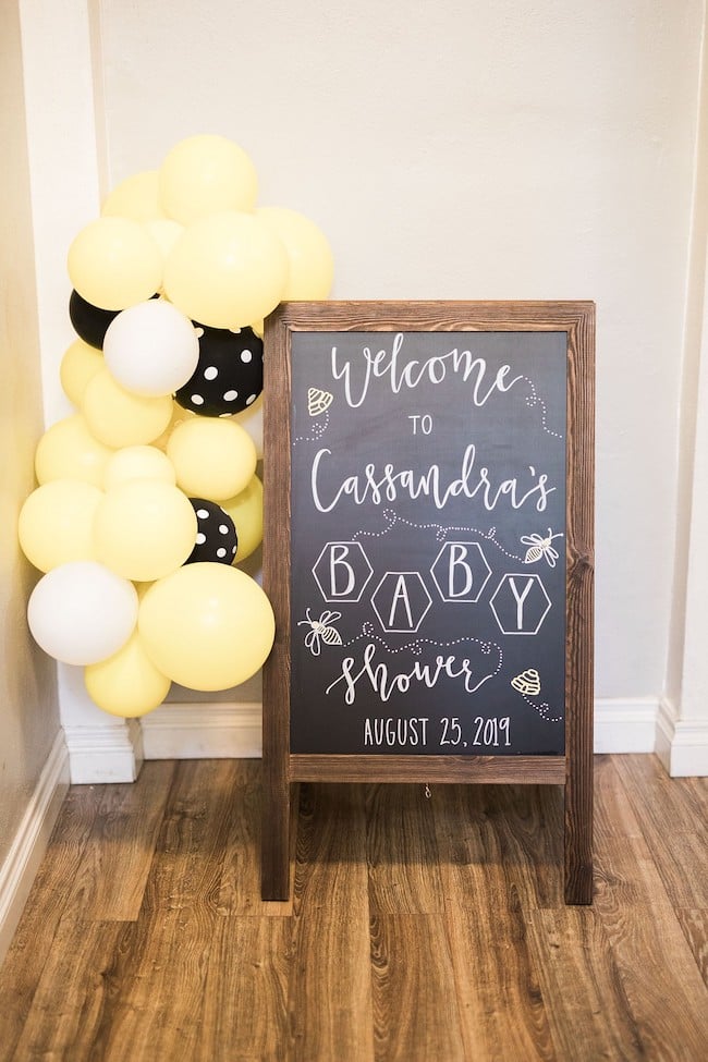 Mama To Bee Baby Shower Welcome Sign