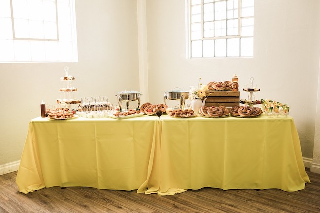 Bee Theme Baby Shower Food Table