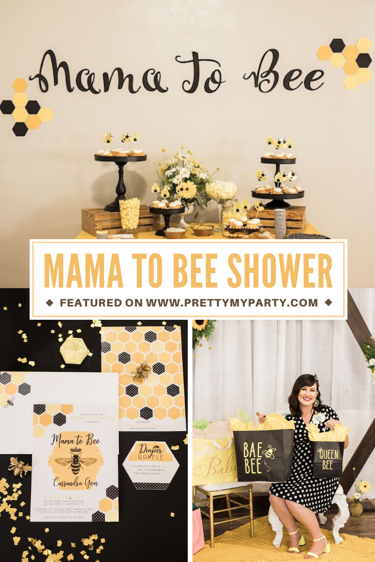 Mama To Bee Baby Shower on Pretty My Party