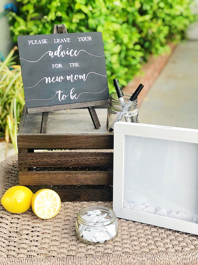 Lemon Themed Baby Shower Advice For The Mom To Be