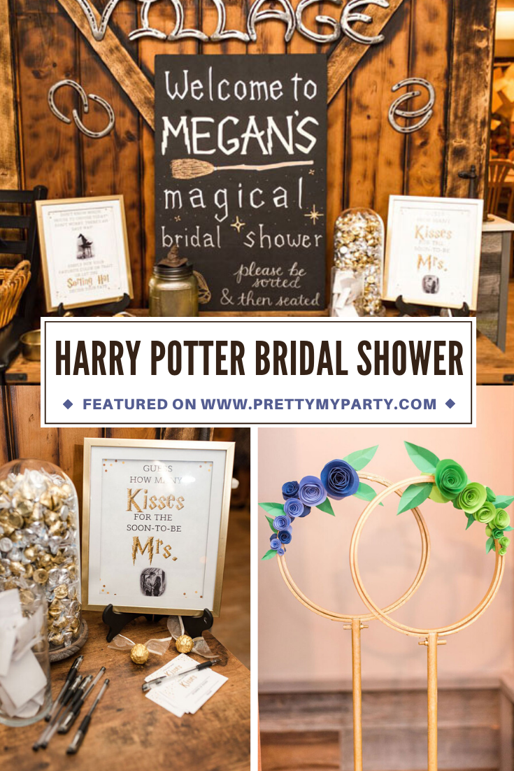 Magical Harry Potter Bridal Shower on Pretty My Party