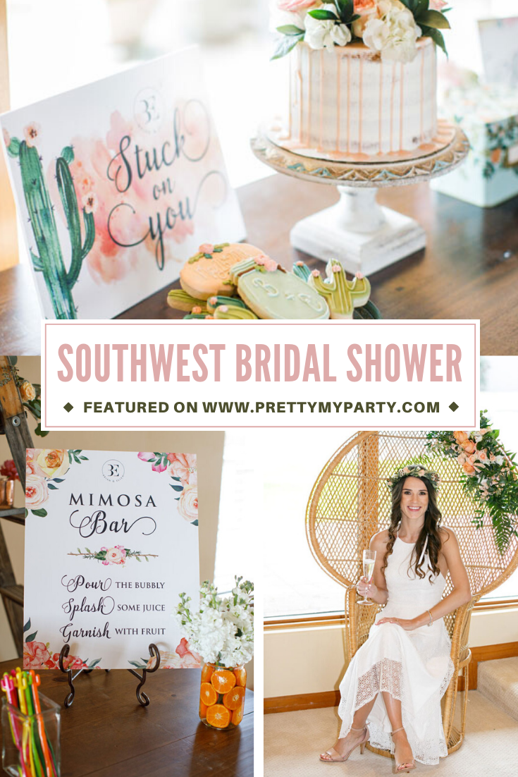 Southwest Inspired Bridal Shower on Pretty My Party