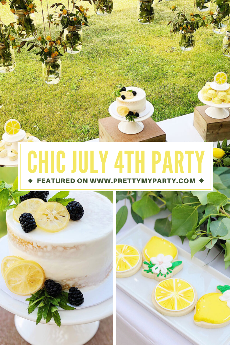 Lemon Themed Baby Shower on Pretty My Party