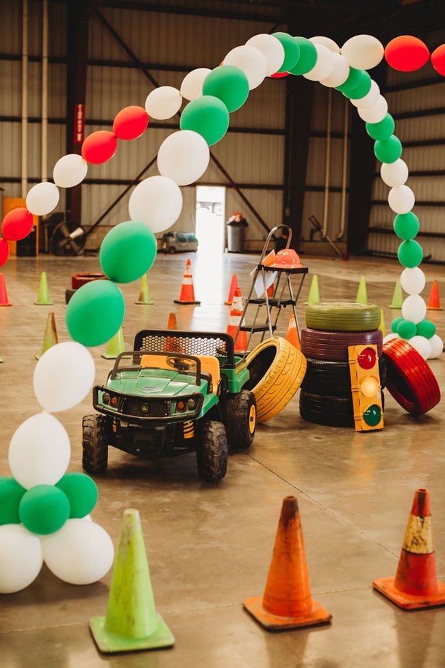 Girl Themed Tractor Birthday Party