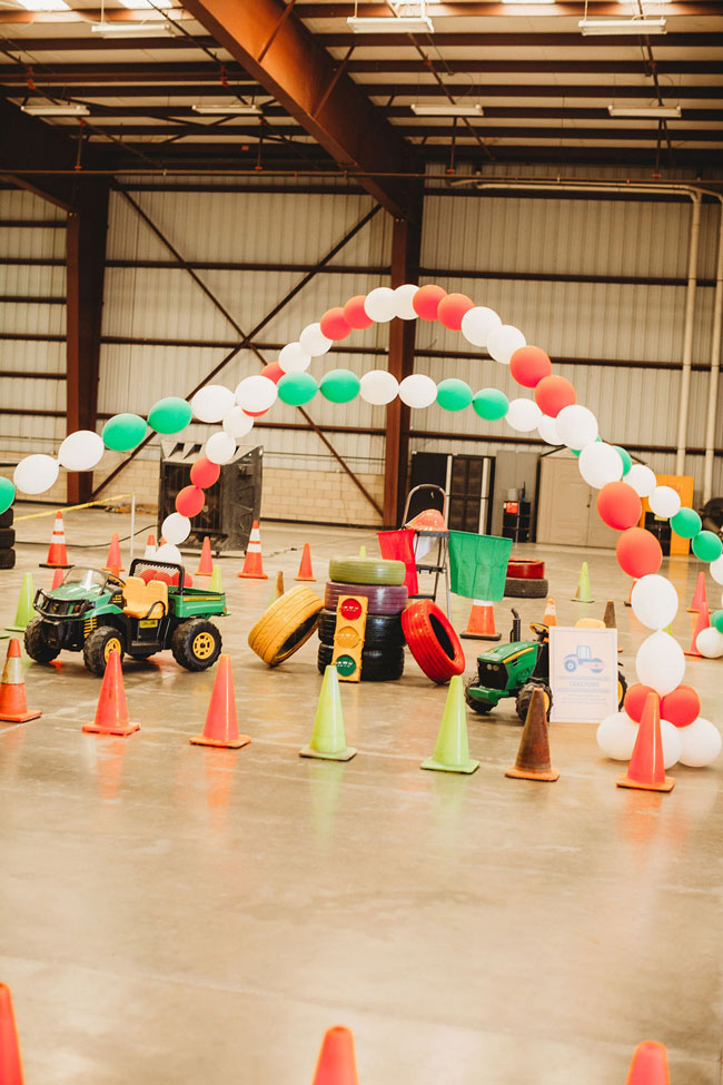 Girl Themed Tractor Birthday Party
