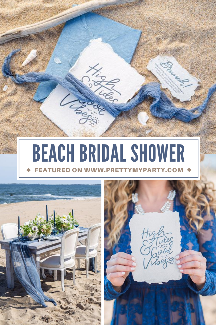 Beach Bridal Shower Brunch - Pretty My Party