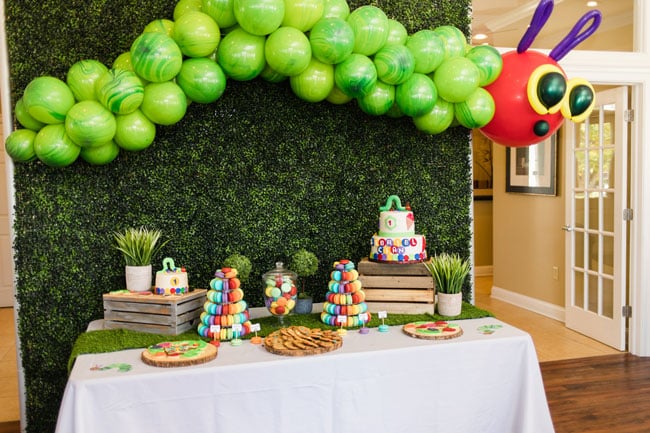 Very Hungry Caterpillar Party Dessert Table