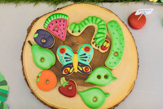 Very Hungry Caterpillar Party Cookies