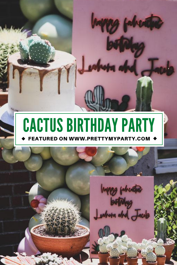Quarantine Cactus Backyard Party on Pretty My Party