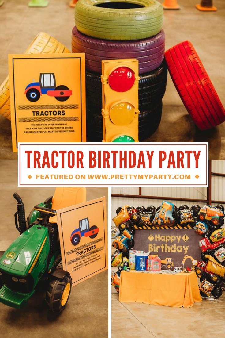 Tractor Themed Birthday Party on Pretty My Party
