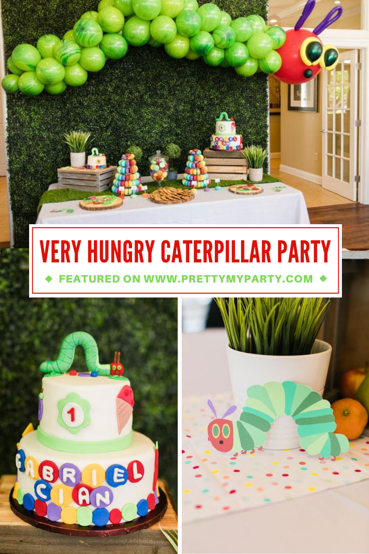 Very Hungry Caterpillar Party on Pretty My Party