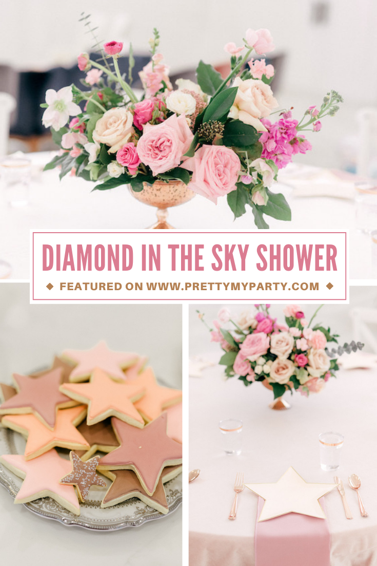 A Diamond In The Sky Baby Shower on Pretty My Party