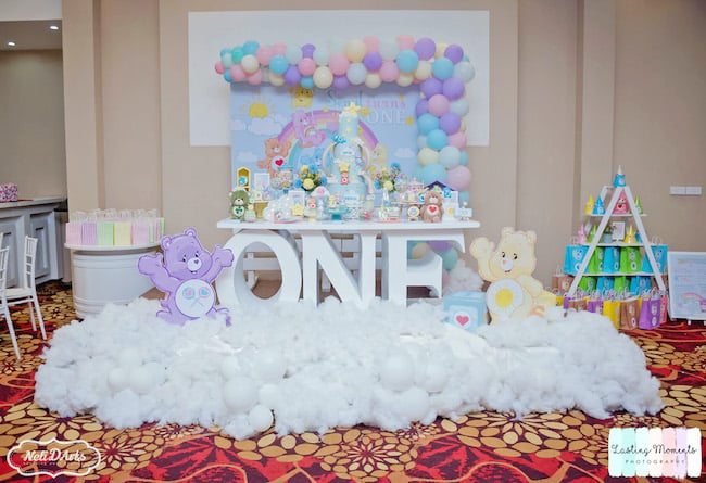 Pastel Care Bear Birthday Party - Pretty My Party